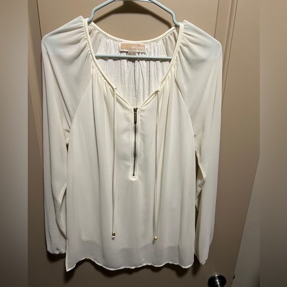 Gorgeous Michael Kors Cream Top XS - Picture 1 of 10